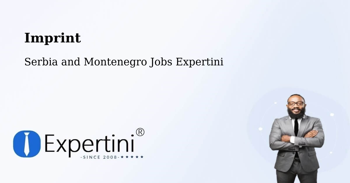 Imprint – Brussels - Serbia and Montenegro Jobs Expertini